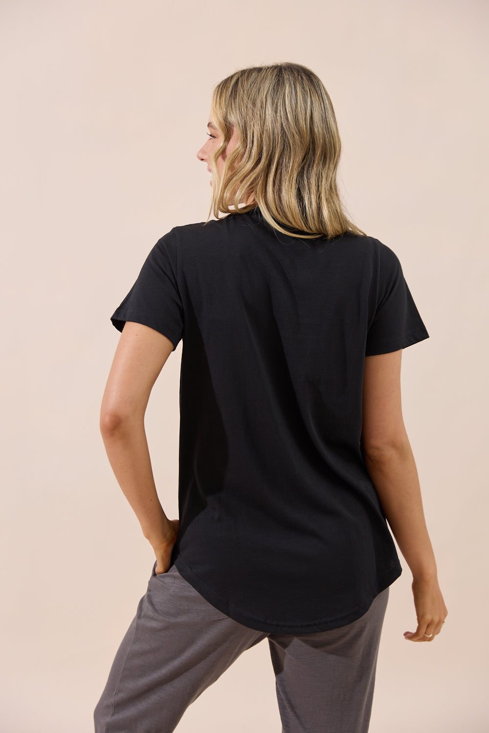 Gigi T-Shirt 100% BCI Cotton - Black