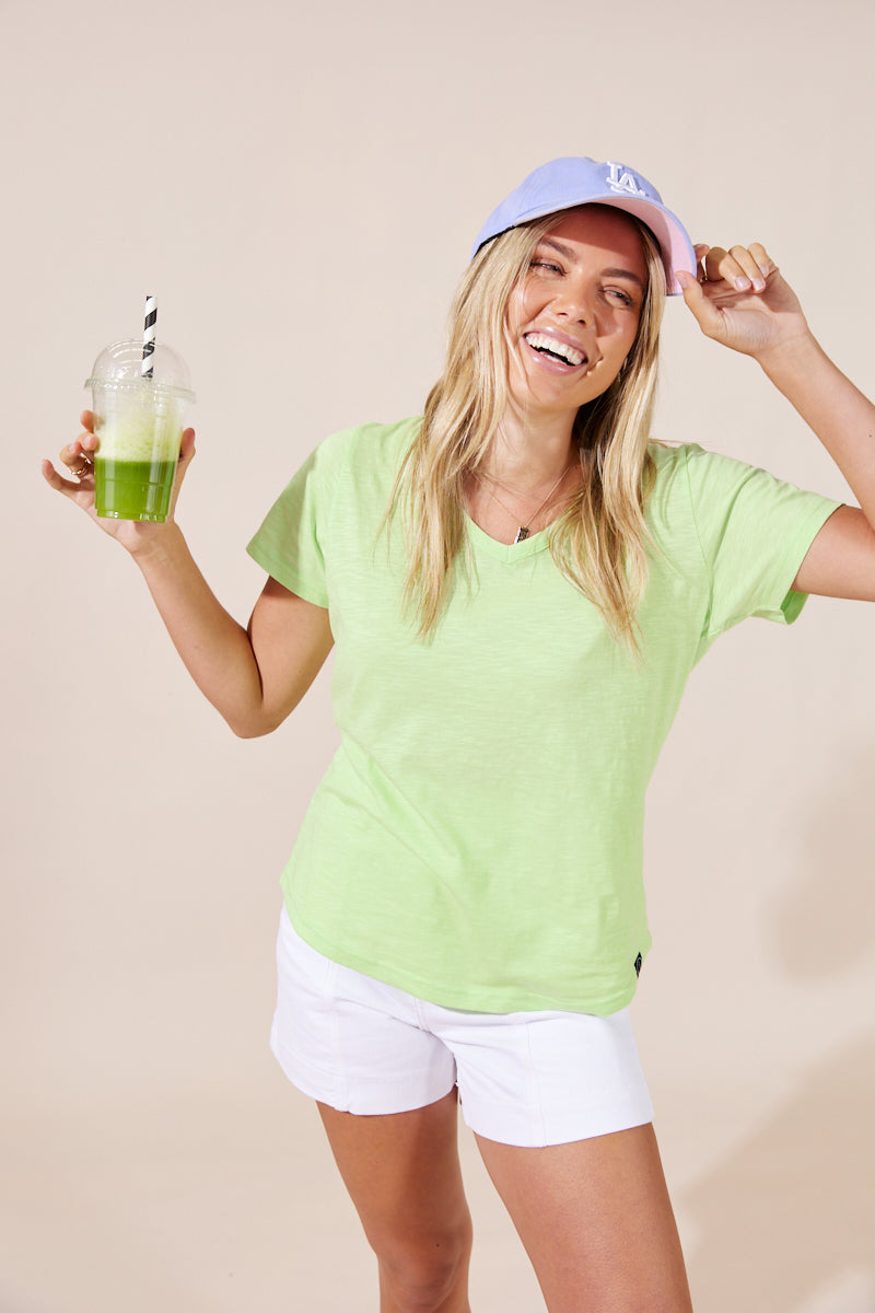 Haven Tee - Lime Green