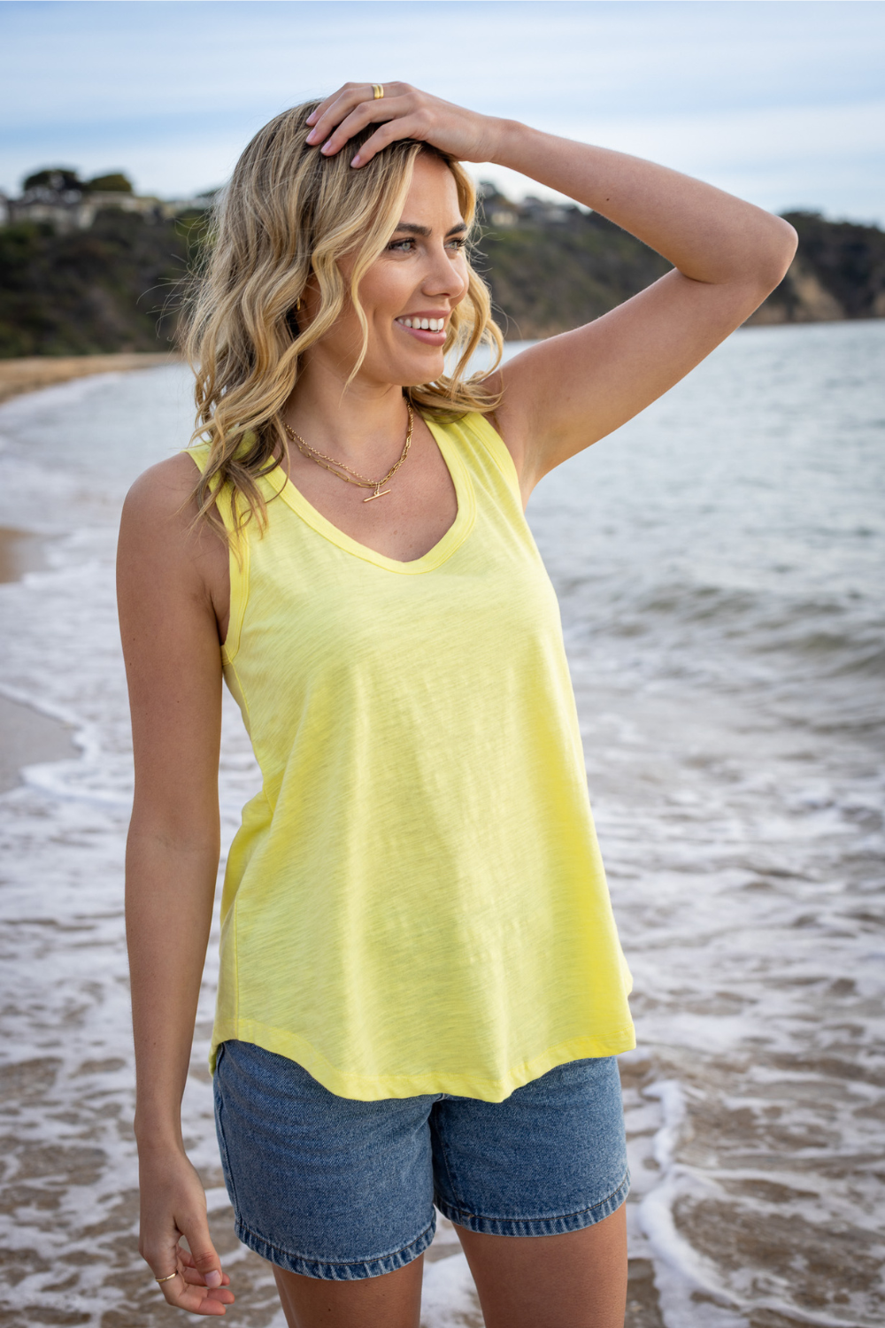 Ava Tank Yellow