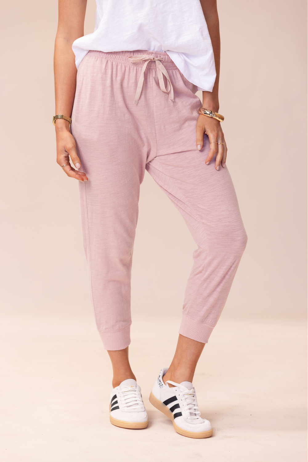 Portsea Pants 7/8 - Dusty Pink