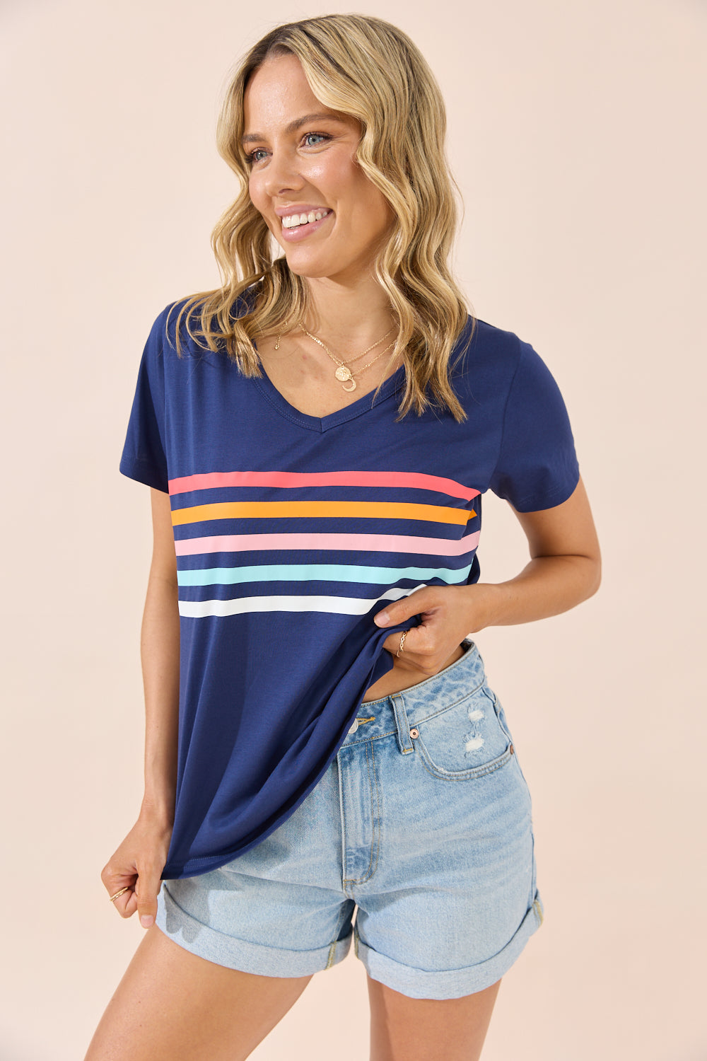 Forever T-Shirt 100% BCI Cotton - French Navy