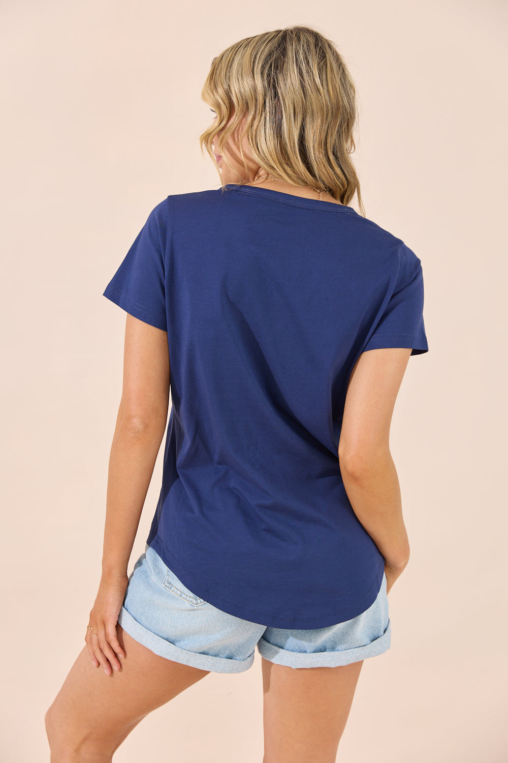 Forever T-Shirt 100% BCI Cotton - French Navy