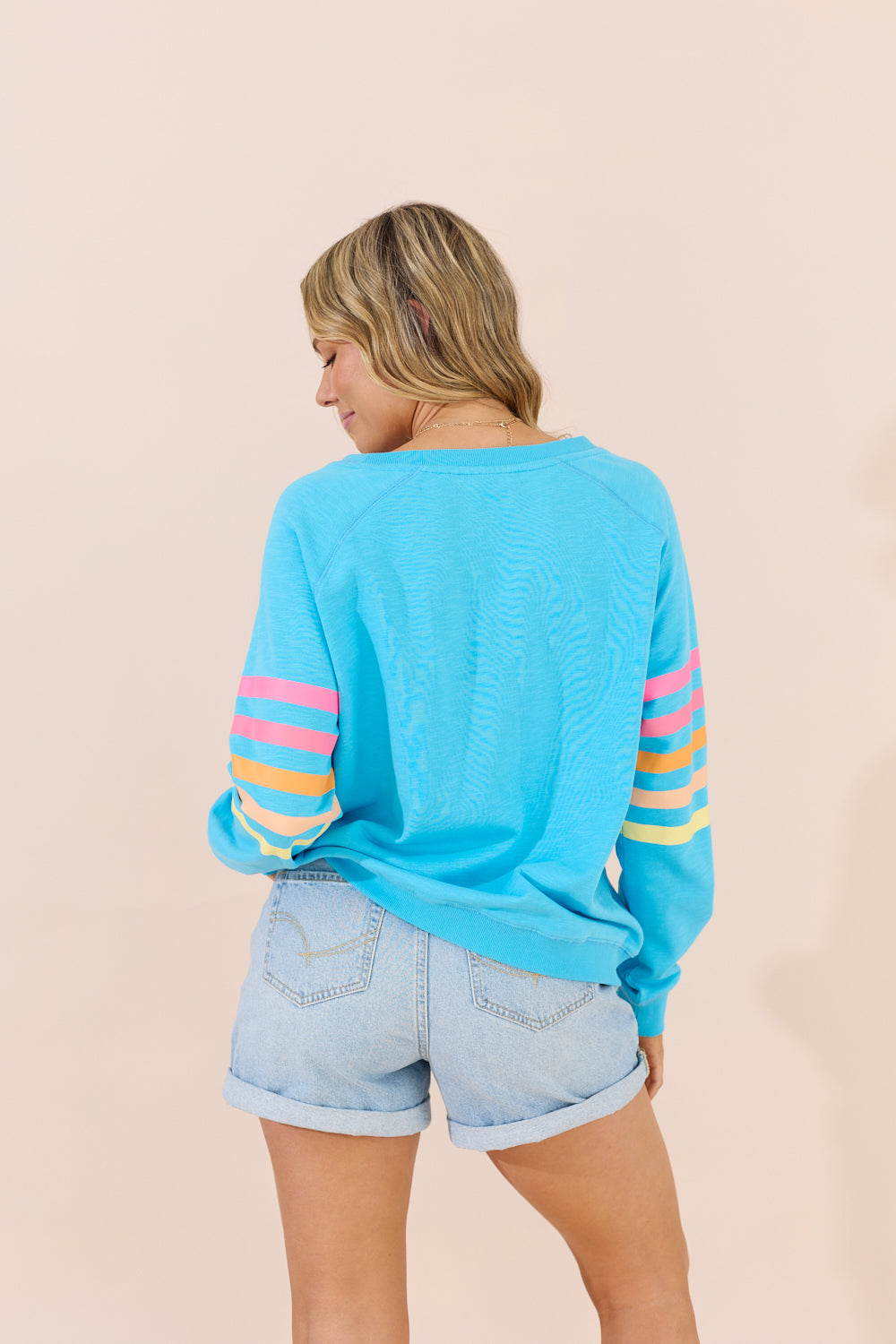 Forever Oversized Sweater - Summer Blue