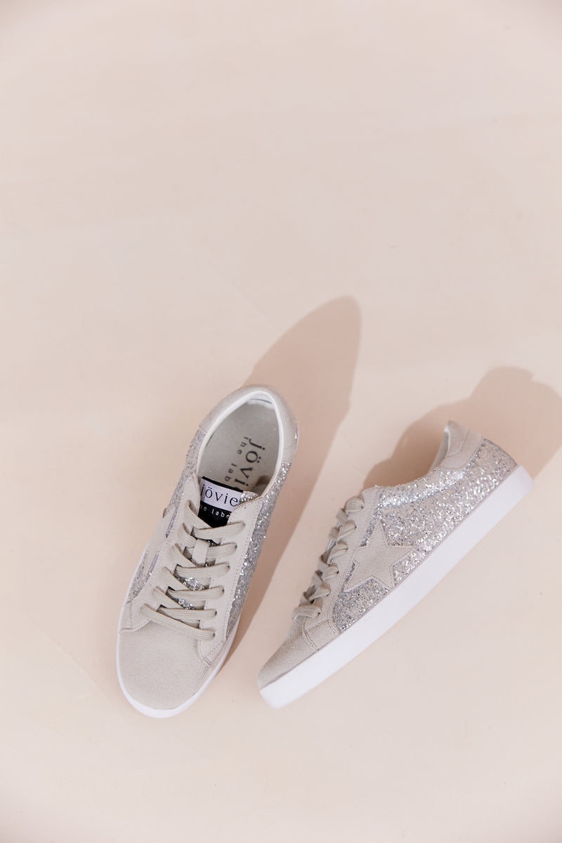 Kobi Sneakers - Silver Glitter