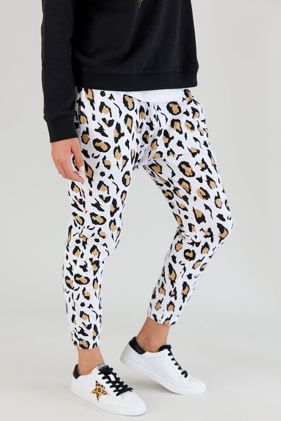 Sadie Pants - Natural Leopard - Seconds